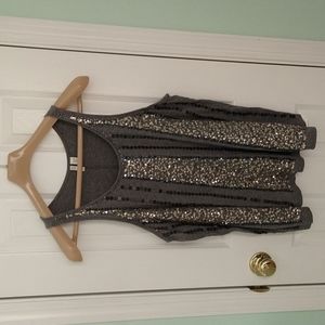 Cato Gray Sequined Tank Top 18/20W